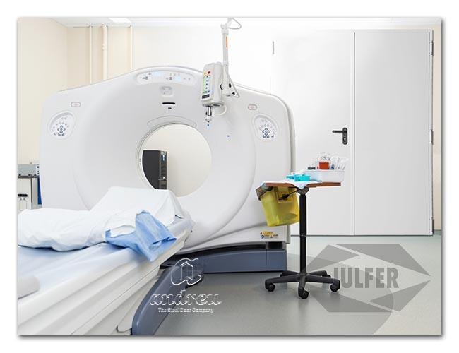 Puerta-Cortafuegos-Metalica-abatible-Ei-RF-Turia-RX-Proteccion-radiologica-hospitales-Julfer-Andreu