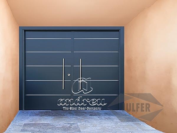 PUERTA-METALICA-RESIDENCIAL-SEGURIDAD-IMPACT-DOS-HOJAS-JULFER-ANDREU